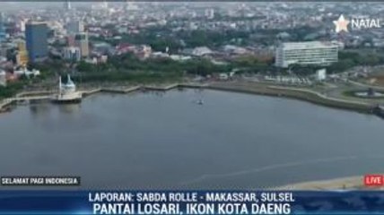 Jelang Malam Tahun Baru, Pantai Losari Dipadati Wisatawan