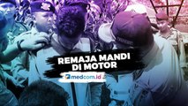 Viral Mandi di Motor, Pelajar Ini Malah Dimandikan di Mapolres