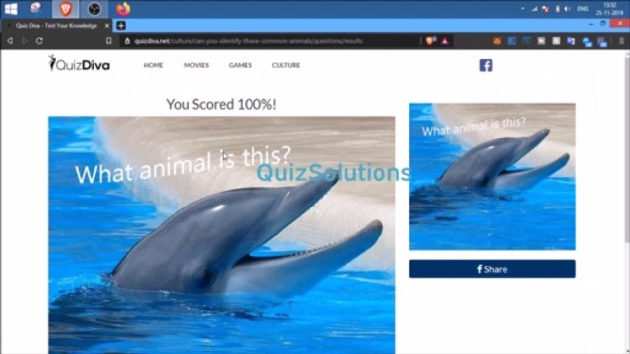 Quiz Diva Can You Identify These Common Animals Answers 20 Questions Score 100% Video QuizSolutions