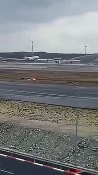 İstanbul Havalimanı'nda korku dolu anlar! Uçak pisti pas geçti
