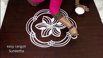 5 dots creative kolam designs    easy rangoli    new muggulu patterns