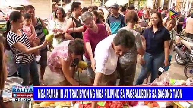 Mga pamahiin at tradisyon ng mga Pilipino sa pagsalubong sa bagong taon