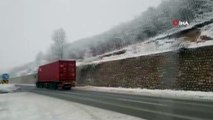 Kardan kapanan Bursa - Ankara karayolu ulaşıma açıldı