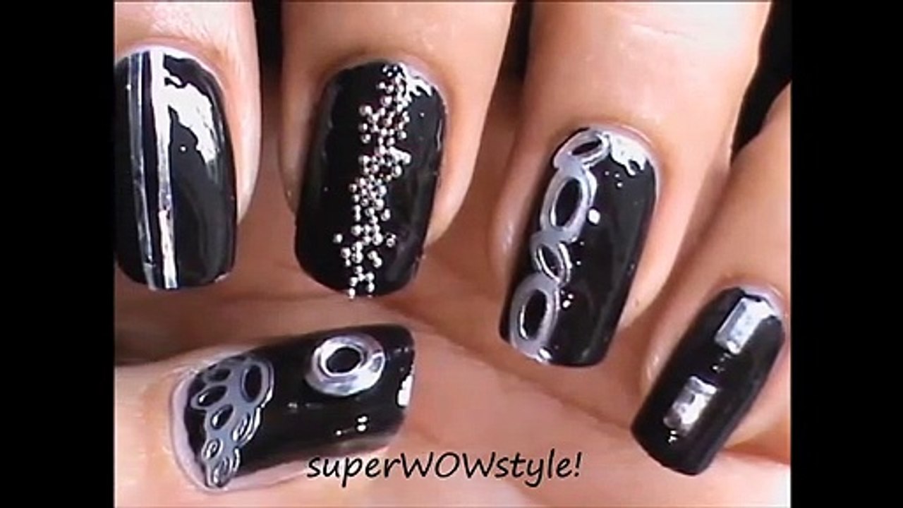 Black Nail Polish Designs!