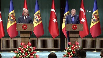 Cumhurbaşkanı Erdoğan ve Moldova Cumhurbaşkanı Dodun'dan Ortak Açıklama