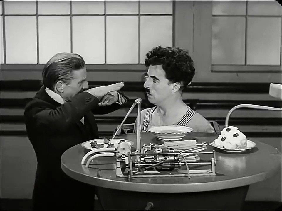 Charlie Chaplin Eating Machine