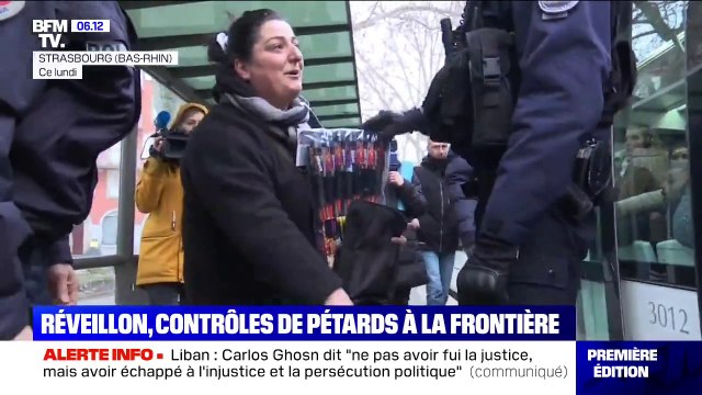 Nouvel An: à Strasbourg, la police chasse les pétards allemands