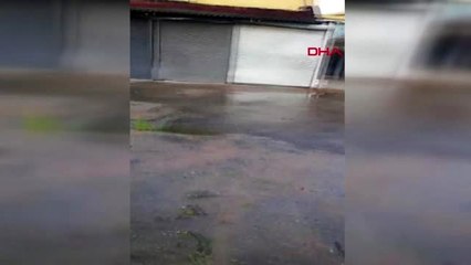 Antalya manavgat'ta aynı anda çıkan hortumlar zarara neden oldu