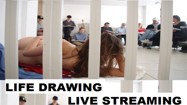 UK channel to live stream zoomed nude models for life drawing artists