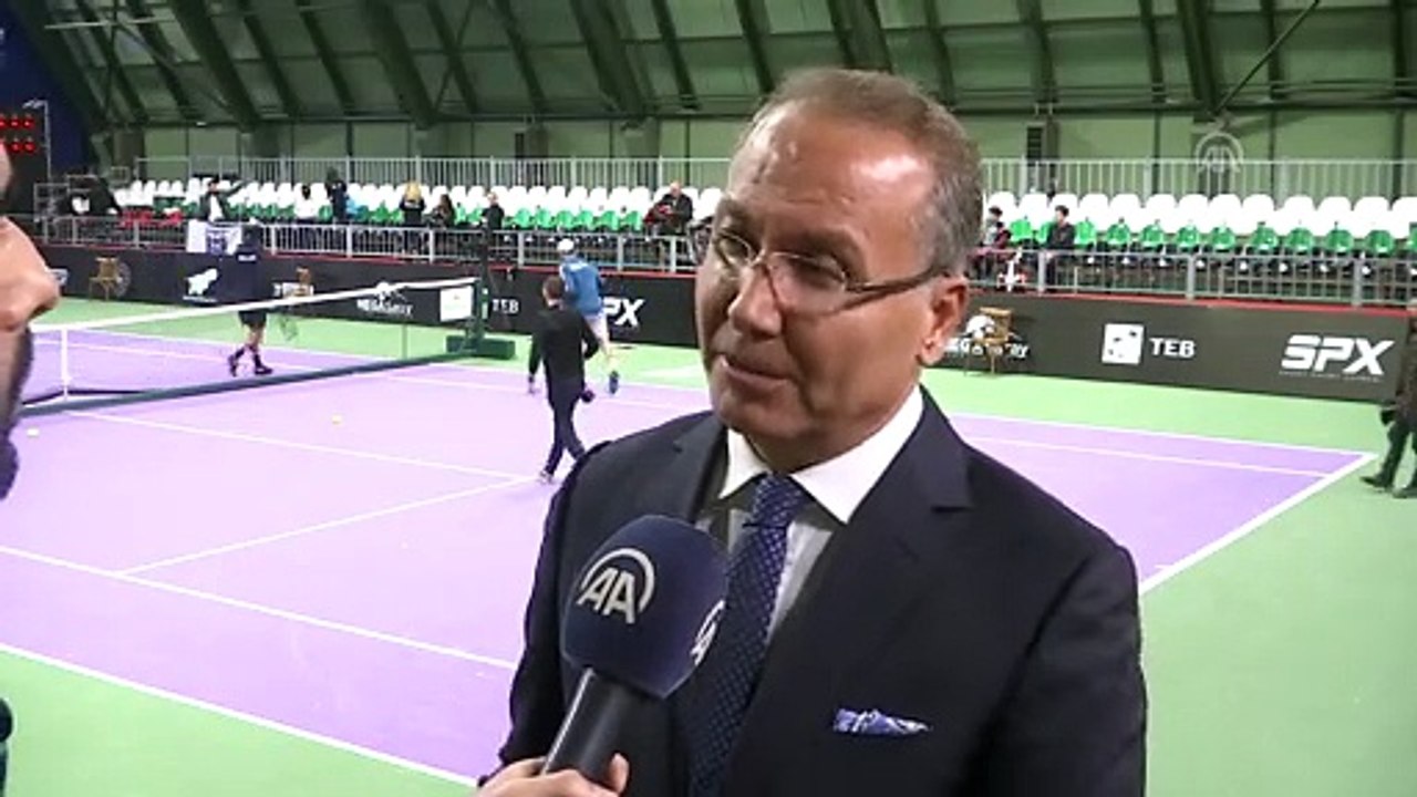 Türkiye Tenis Federasyonu Başkanı Cengiz Durmuş...