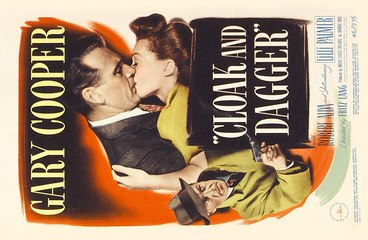 CLOAK AND DAGGER Movie (1946) Gary Cooper, Lilli Palmer, Robert Alda