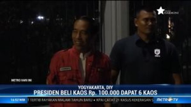 Jalan-jalan di Malioboro, Jokowi Borong Kaos