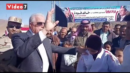 محافظ جنوب سيناء يفتتح الملعب الخماسي بوادى مكتب