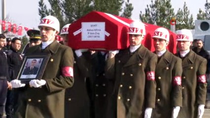 Tel Abyad şehidi Uzman Onbaşı Rahmi Kaya, memleketine uğurlandı
