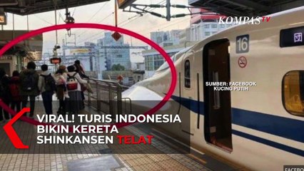Viral Turis Indonesia Bikin Shinkansen Telat 10 Menit, Gara-Gara Ini!