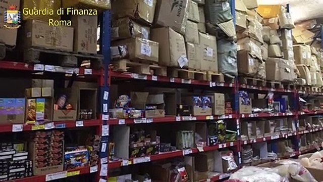 Botti illegali, sequestrati 1500 chili tra Roma e provincia (30.12.19)