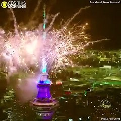 La Nouvelle Zélande, premier pays à passer en 2020 avec un feu d'artifice spectaculaire
