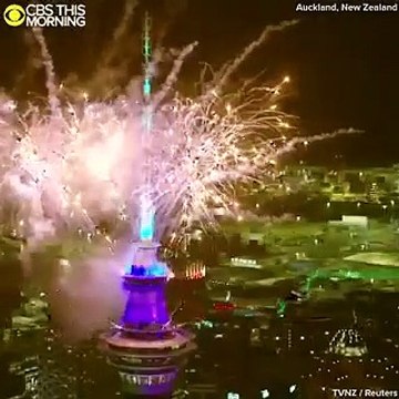 La Nouvelle Zélande, premier pays à passer en 2020 avec un feu d'artifice spectaculaire