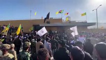 Iraklı protestocular ABD'nin Bağdat Büyükelçiliği binasına girdi (4) - BAĞDAT