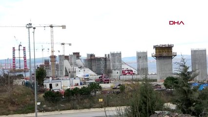 Çanakkale 1915 çanakkale köprüsü ayakları 110 metreye ulaştı