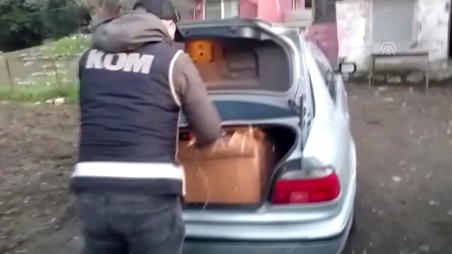 İzmir'de 1251 litre sahte içki ele geçirildi, 7 kişi gözaltına alındı
