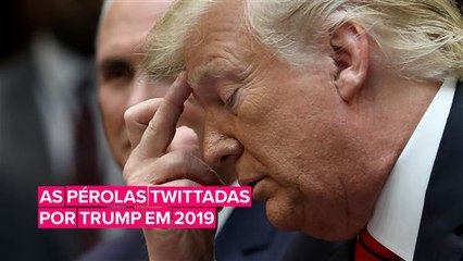 Os tweets mais ridículos de Trump em 2019