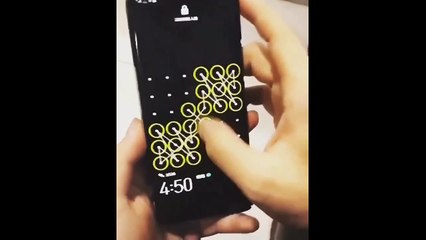 Ce code de déverrouillage de smartphone est très compliqué
