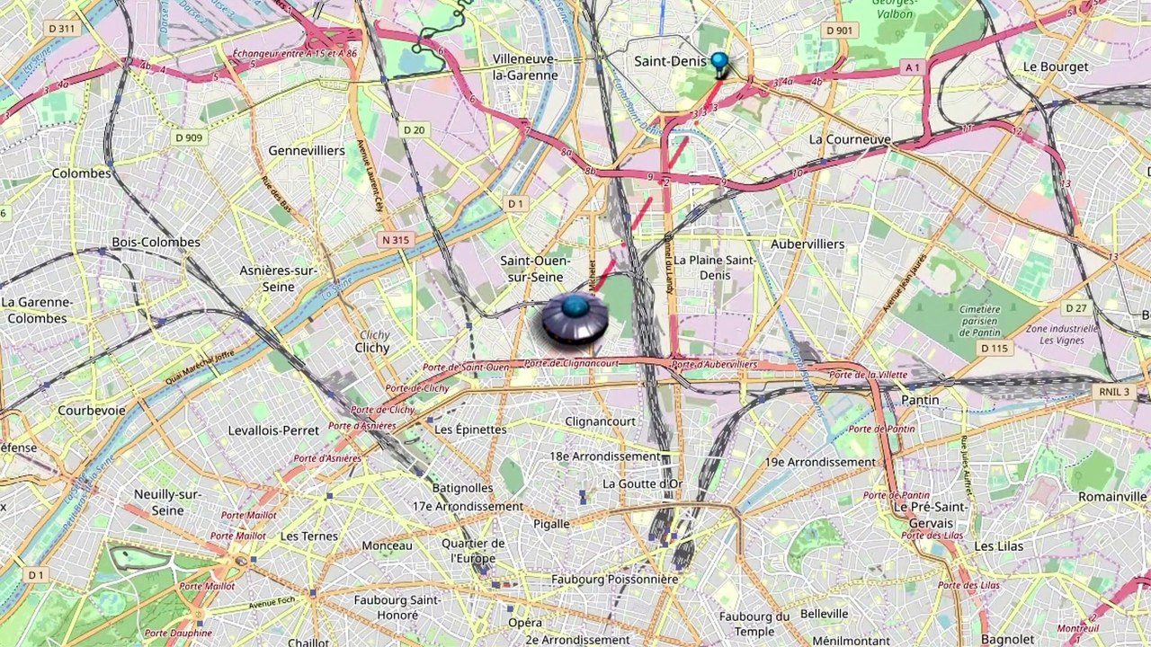 Ein bisschen RER und Metro in Paris