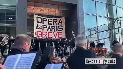 Grevde olan Paris Operası'ndan yeni yıl konseri