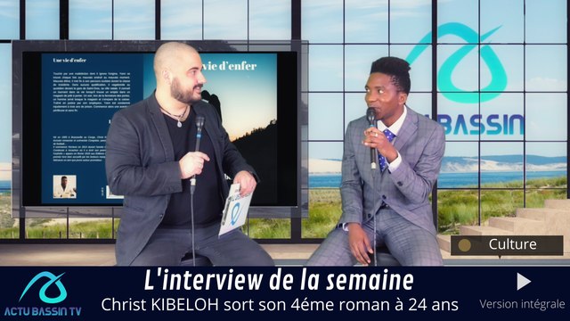 Interview de Christ KIBELOH : à 24 ans il sort son 4ème roman