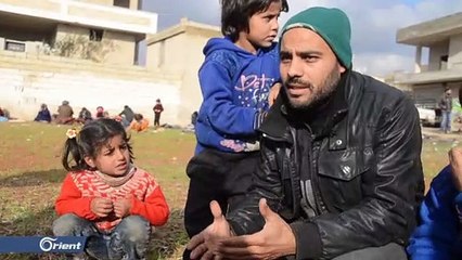 عوائل نازحة من معرشورين تناشد المنظمات الإنسانية لإيجاد مأوى لها