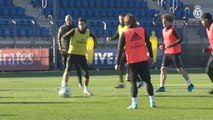 El Real Madrid realiza el último entrenamiento del año