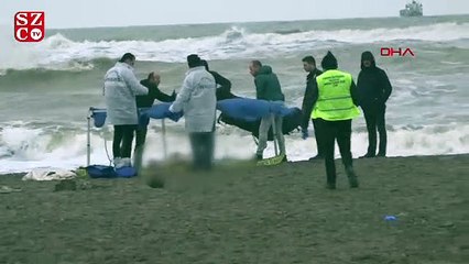 Korkunç olay! Cesedi sahili vurdu