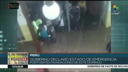 Perú: autoridades declaran estado de emergencia por fuertes lluvias