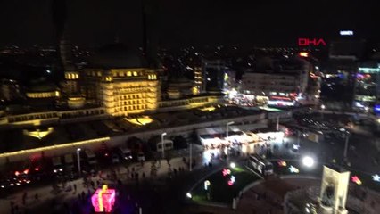 Taksim yılbaşına hazır