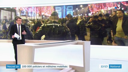 Réveillon : les Champs-Élysées sous haute surveillance