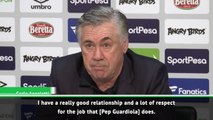 Ancelotti hails 'genius' Guardiola