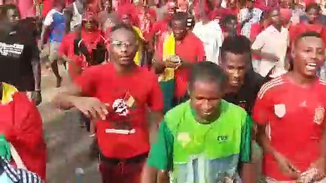 Une foule de manifestants à perte de vue contre un 3e mandat d'Alpha Condé