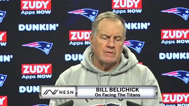 Bill Belichick Titans vs. Patriots Wild Card Round Tuesday Press Conference