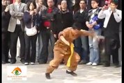 Kung fu masters perform amazing stunts at Shaolin Temple