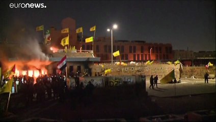 Trump acusa a Irán de estar detrás del ataque a su embajada