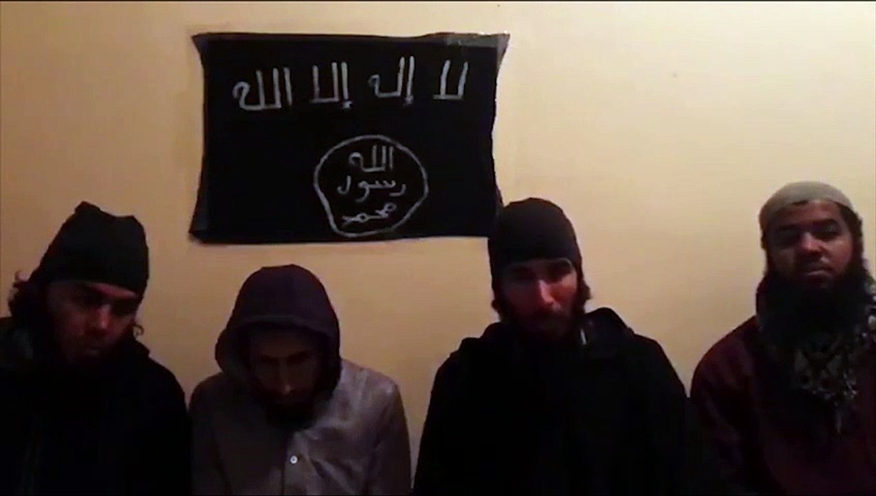 Juramento de lealtad al ISIS de los asesinos marroquíes