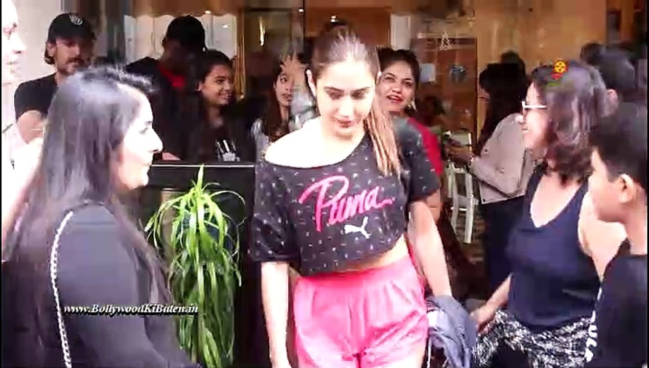 Sara Ali Khan and Jhanvi Kapoor snapped post lunch at farmers cafe bandra