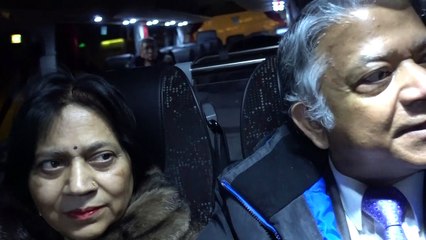 BDMV-208 Aruna & Hari Sharma in Flybus Tromsoe airport in Tunnel to City Centre Dec 15, 2019
