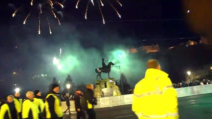 Edinburgh Fireworks Display on New Year's Eve