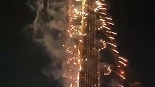 New Year Celebration 2020 firework Dubai BurjKhaleefa