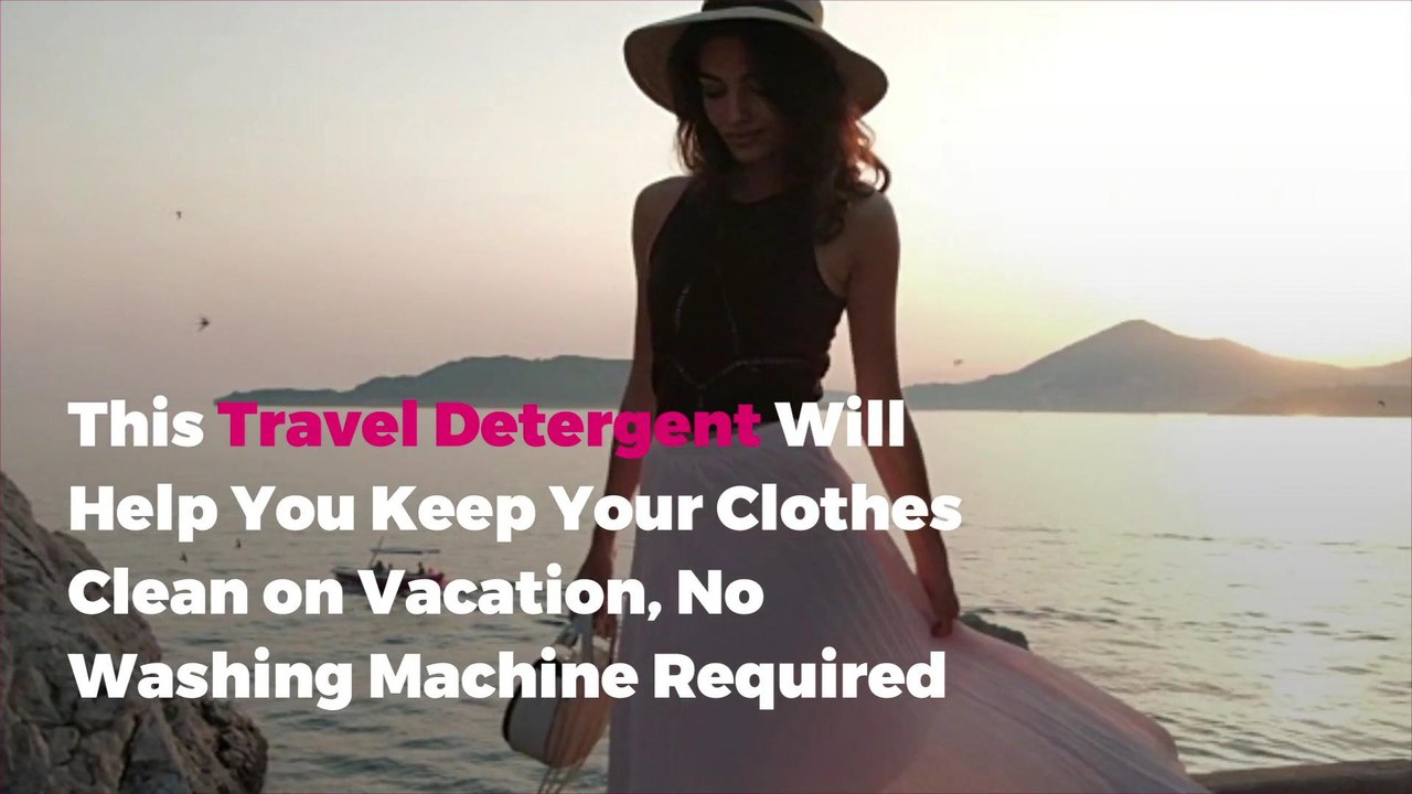 This Travel Detergent Will Help You Keep Your Clothes Clean on Vacation, No Washing Machine Required