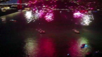 İstanbul'da yeni yıla böyle girildi