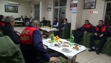 Uşak itfaiyesi yılbaşına görev başında girdi