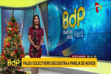 Los Olivos: falso colectivero secuestró a pareja de enamorados